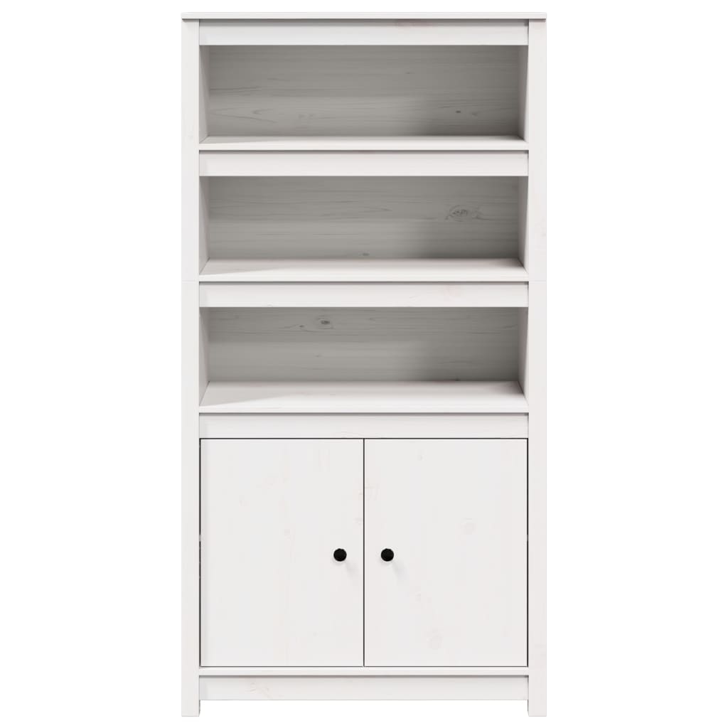 Highboard 80x35x154 cm Massivholz Kiefer