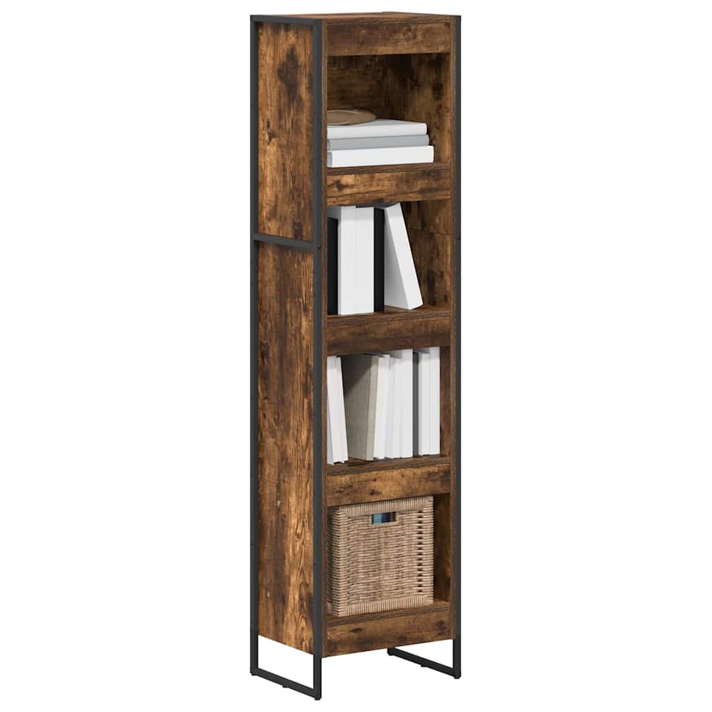 Bücherregal 2 pcs Schwarz Eichen-Optik 60 x 30 x 189,5 cm
