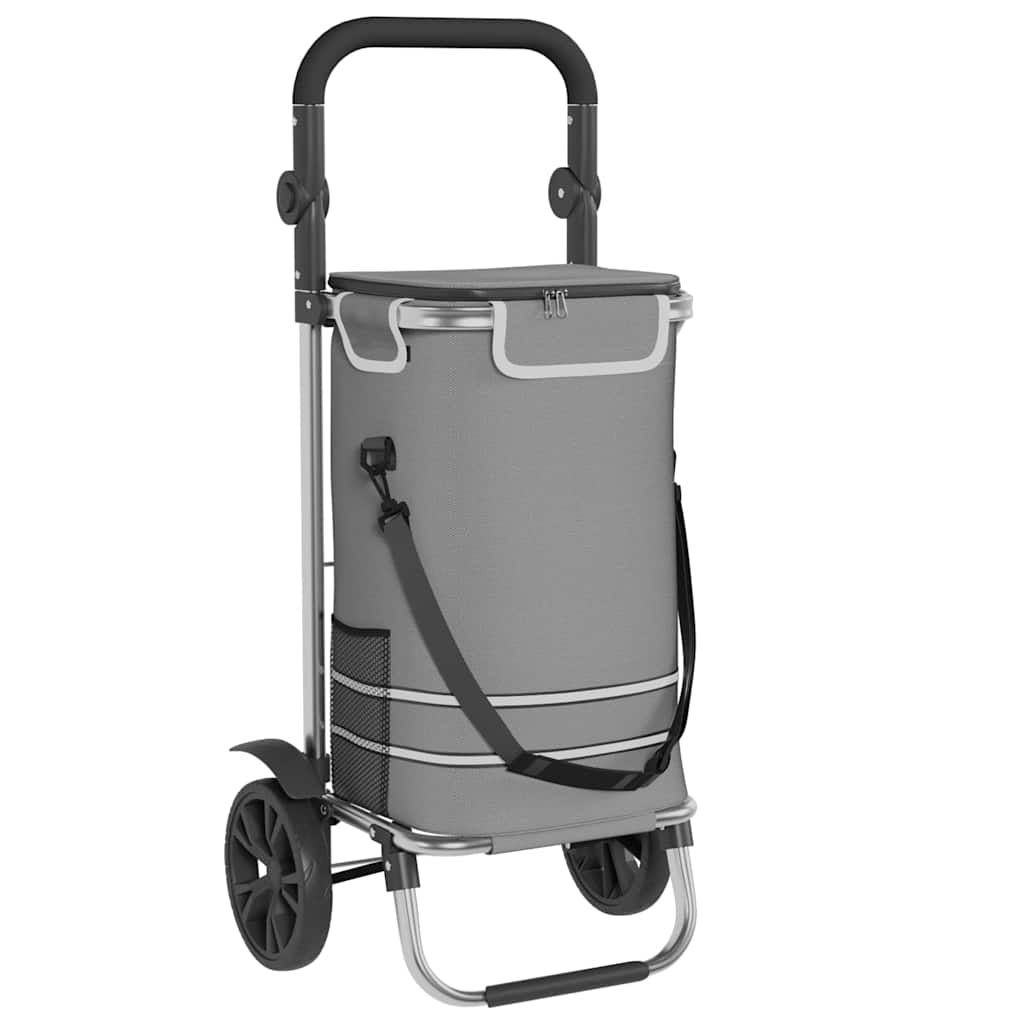 Einkaufswagen Schwarz 36,5 x 46,5 x 100,5 cm Oxford-stoff