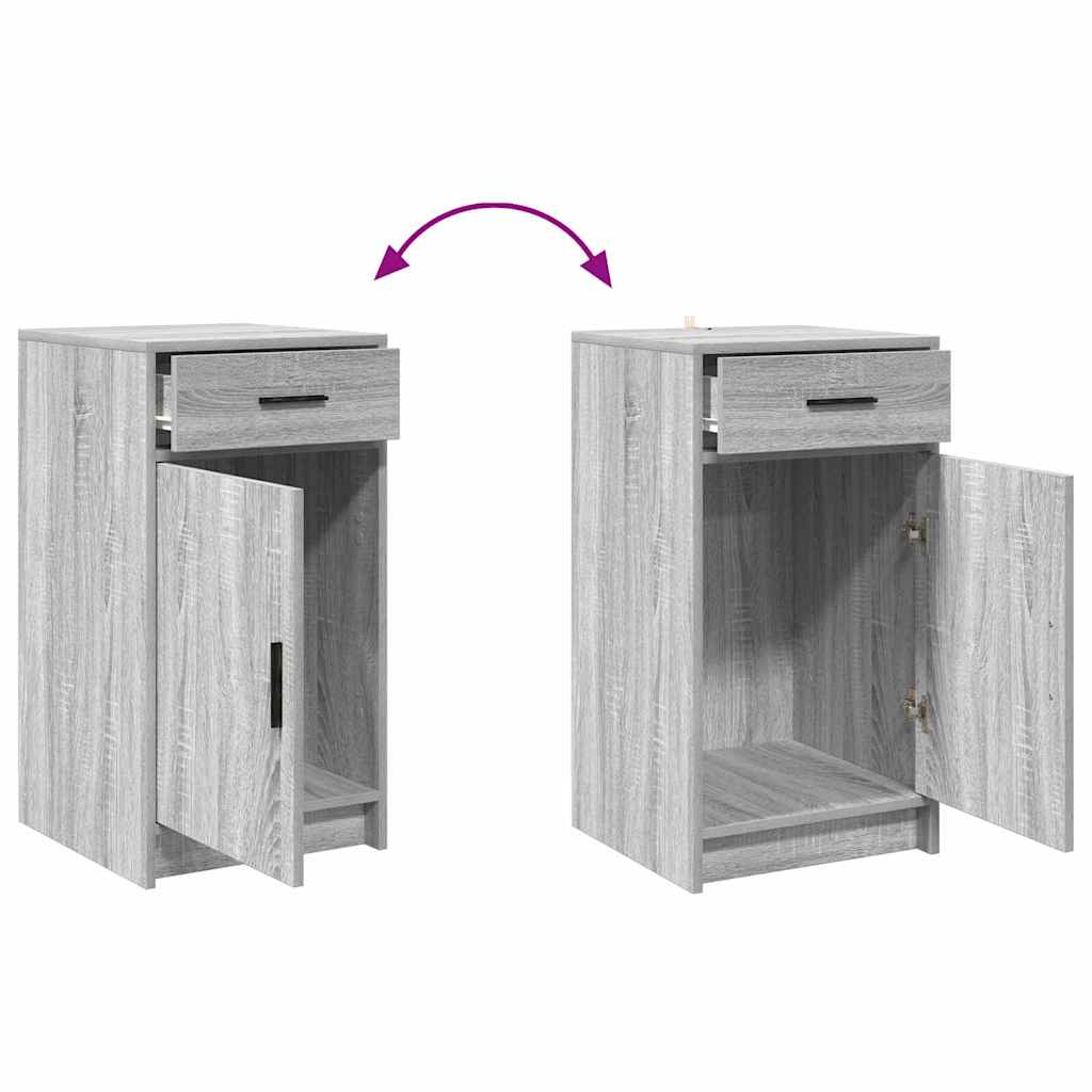 Schminktisch mit Tür 2 pcs Weiß 50 x 41 x 135 cm Holzwerkstoff