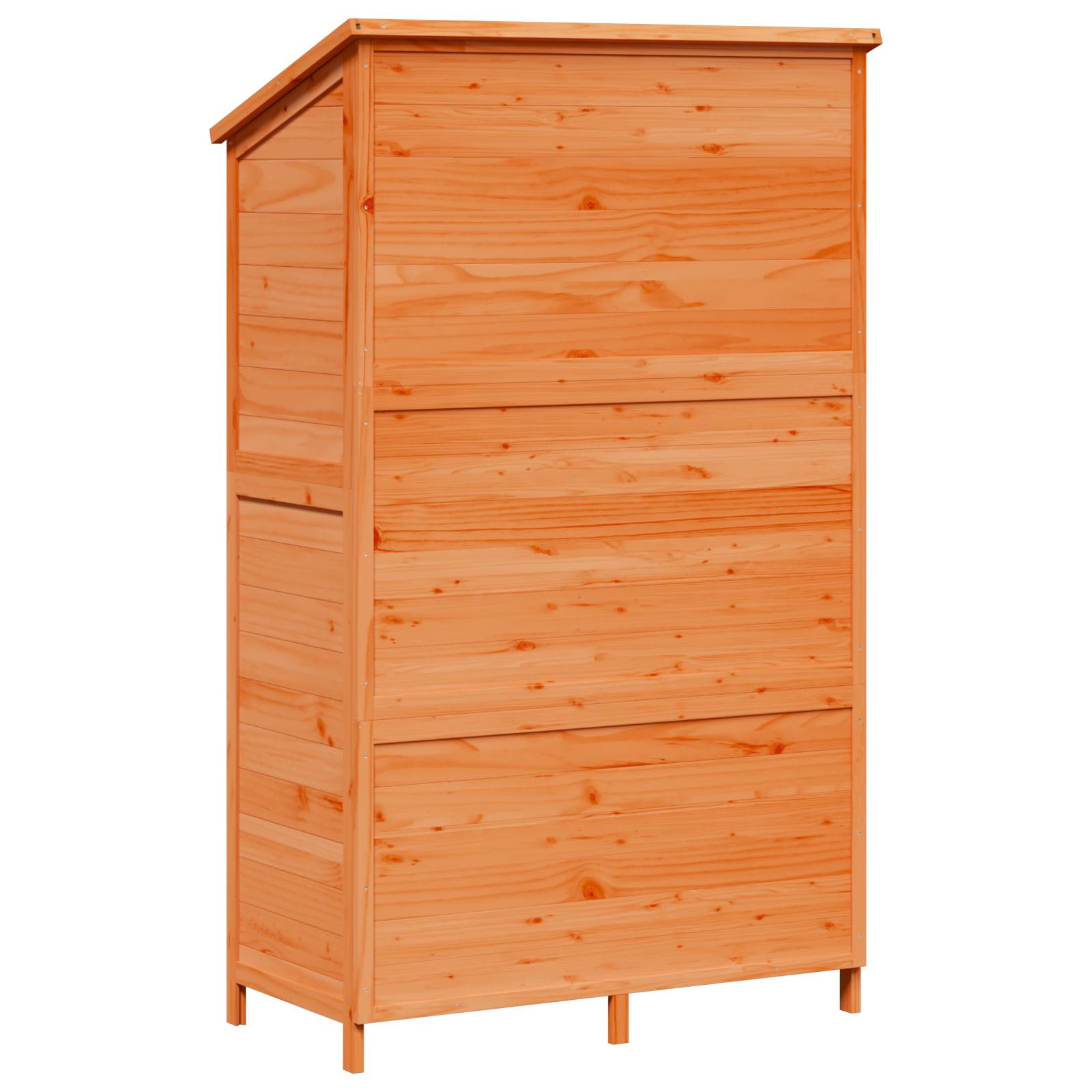 Gartenschuppen Natur 59,5 x 56 x 113,5 cm Massivholz aus Fichte
