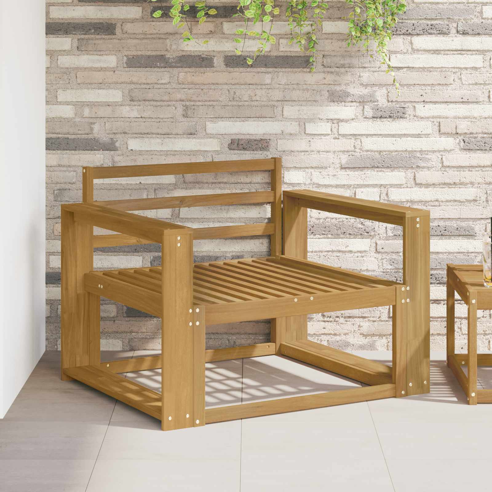 Outdoor Mittelsofa Natur