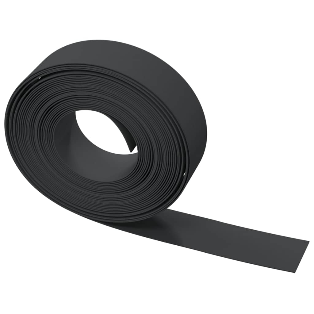 Gartenumrandung 25 m 10 cm PE Grau