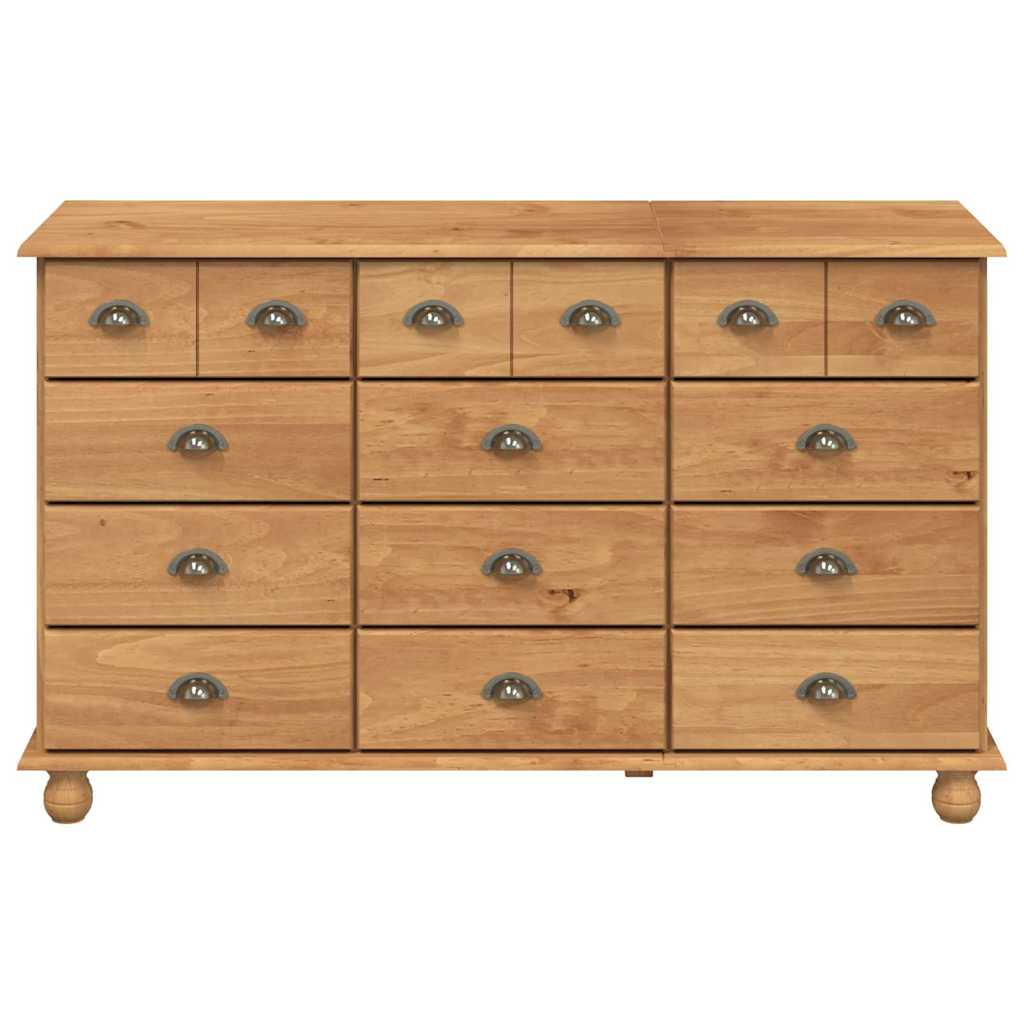 Schubladenkommode mit Schubladen ASKIM Braun 79 x 40 x 133,5 cm