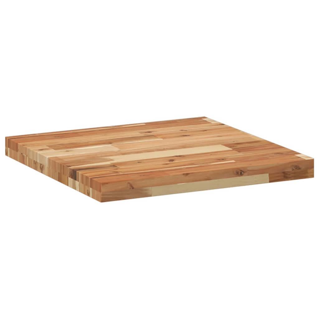 Tischplatte Rund Ø40x2 cm Massivholz Akazie