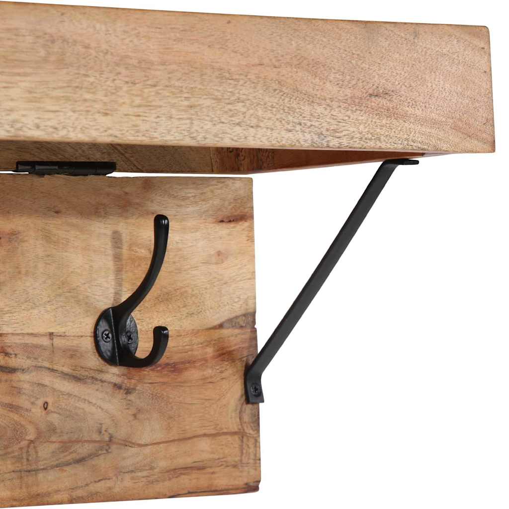 Garderobenständer Braun 73 x 19 x 23 cm Massivholz Mango