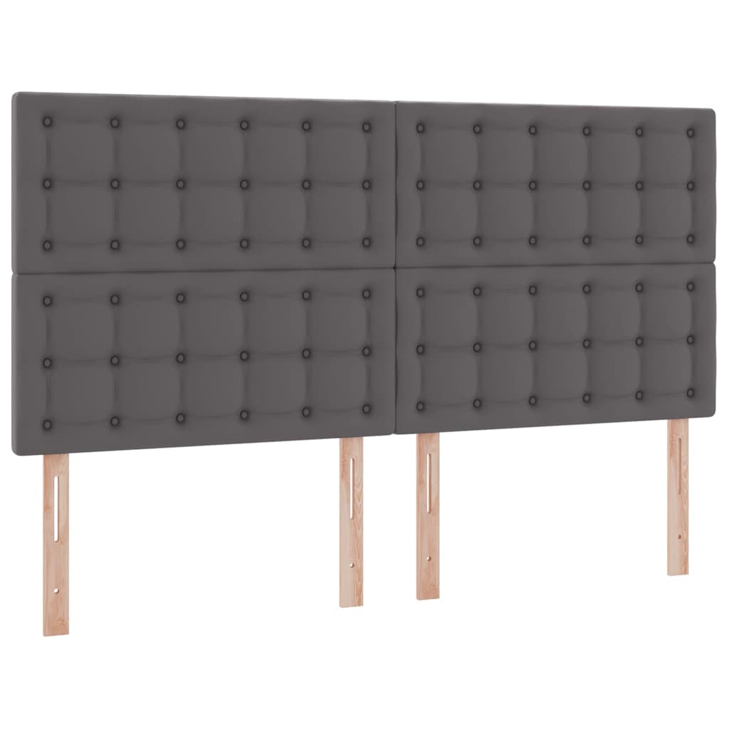 Bett mit Stauraum und LED Schwarz 180 x 200 cm Kunstleder