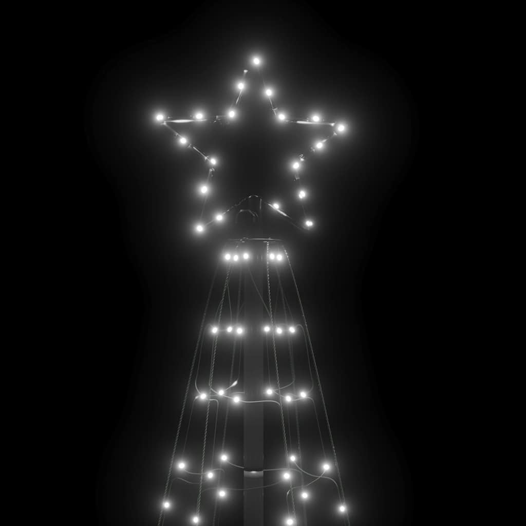 LED-Weihnachtsbaum mit Erdspießen 220 LEDs Warmweiß 180 cm
