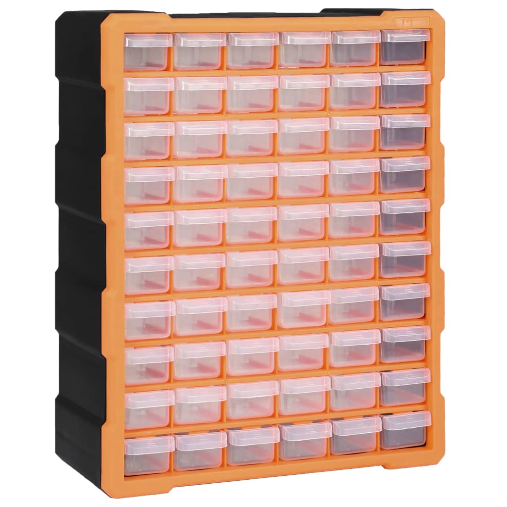 Multi-Schubladen-Organizer mit 64 Schubladen 52x16x37,5 cm