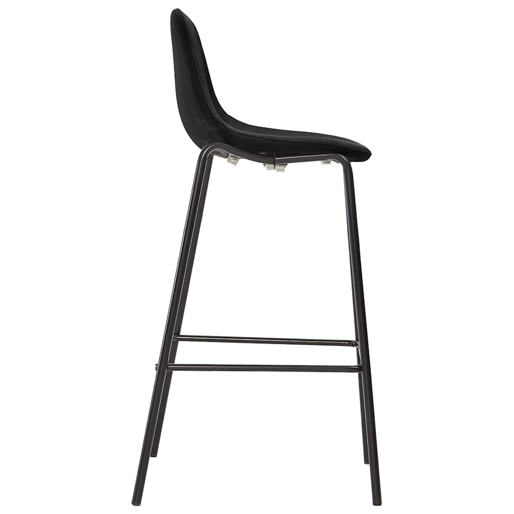 3-tlg. Bar-Set Stoff Dunkelgrau