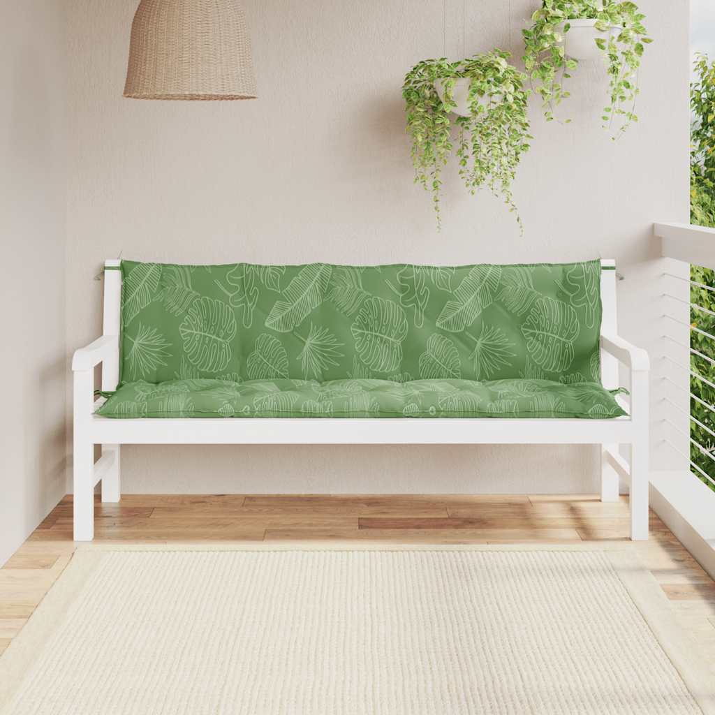 Gartenbank-Auflage Anthrazit 100x(50+50)x7 cm Oxford-Gewebe