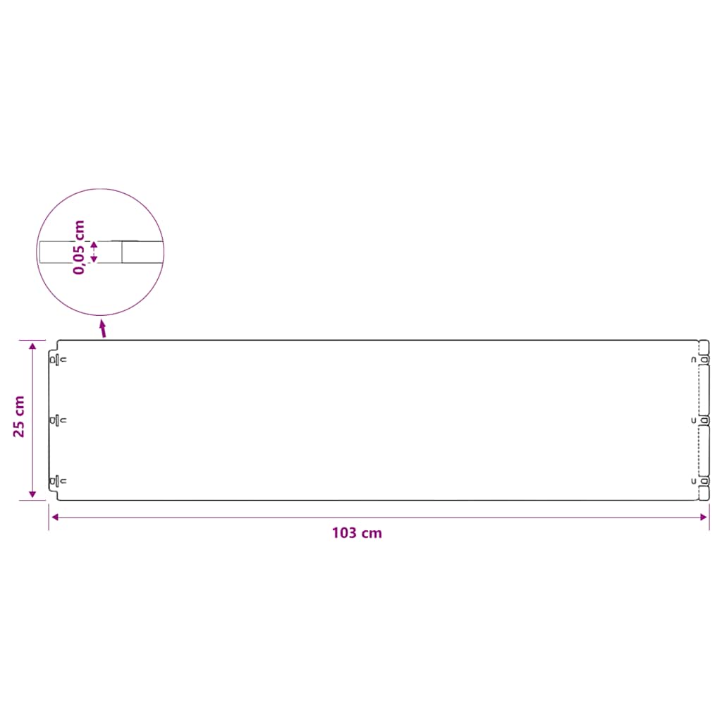 Raseneinfassung 10 pcs 10 x 103 cm Wetterfeststahl Rostig