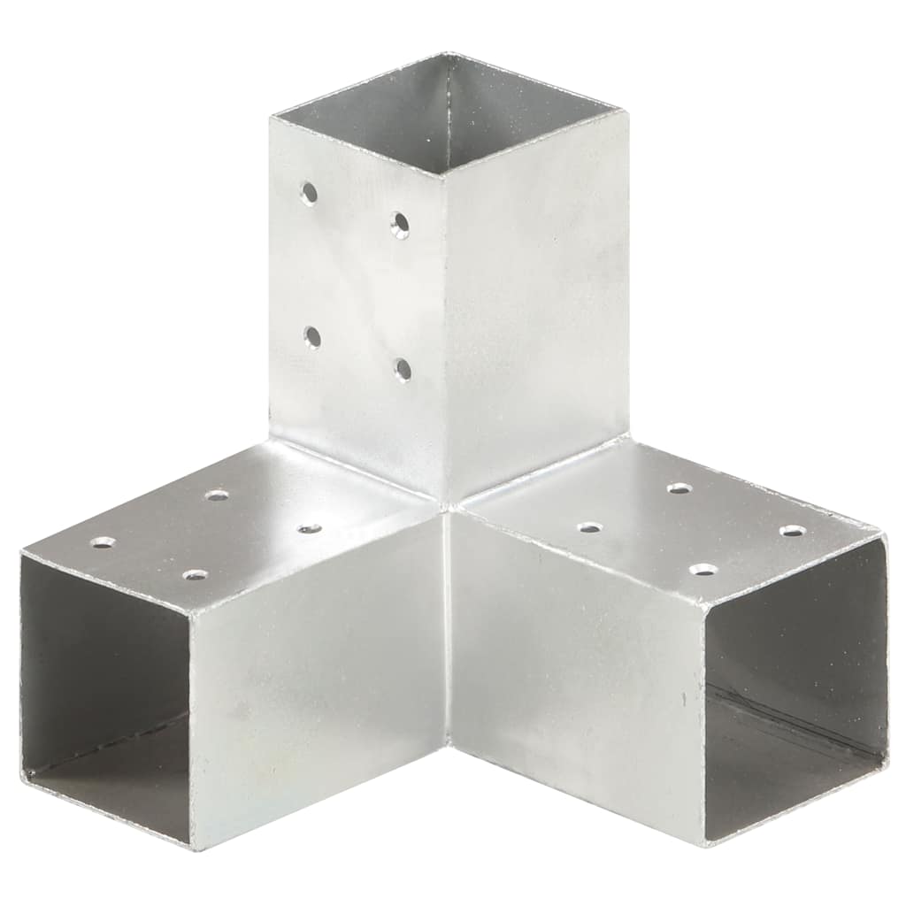 Pfostenverbinder L-Form Verzinktes Metall 71 x 71 mm