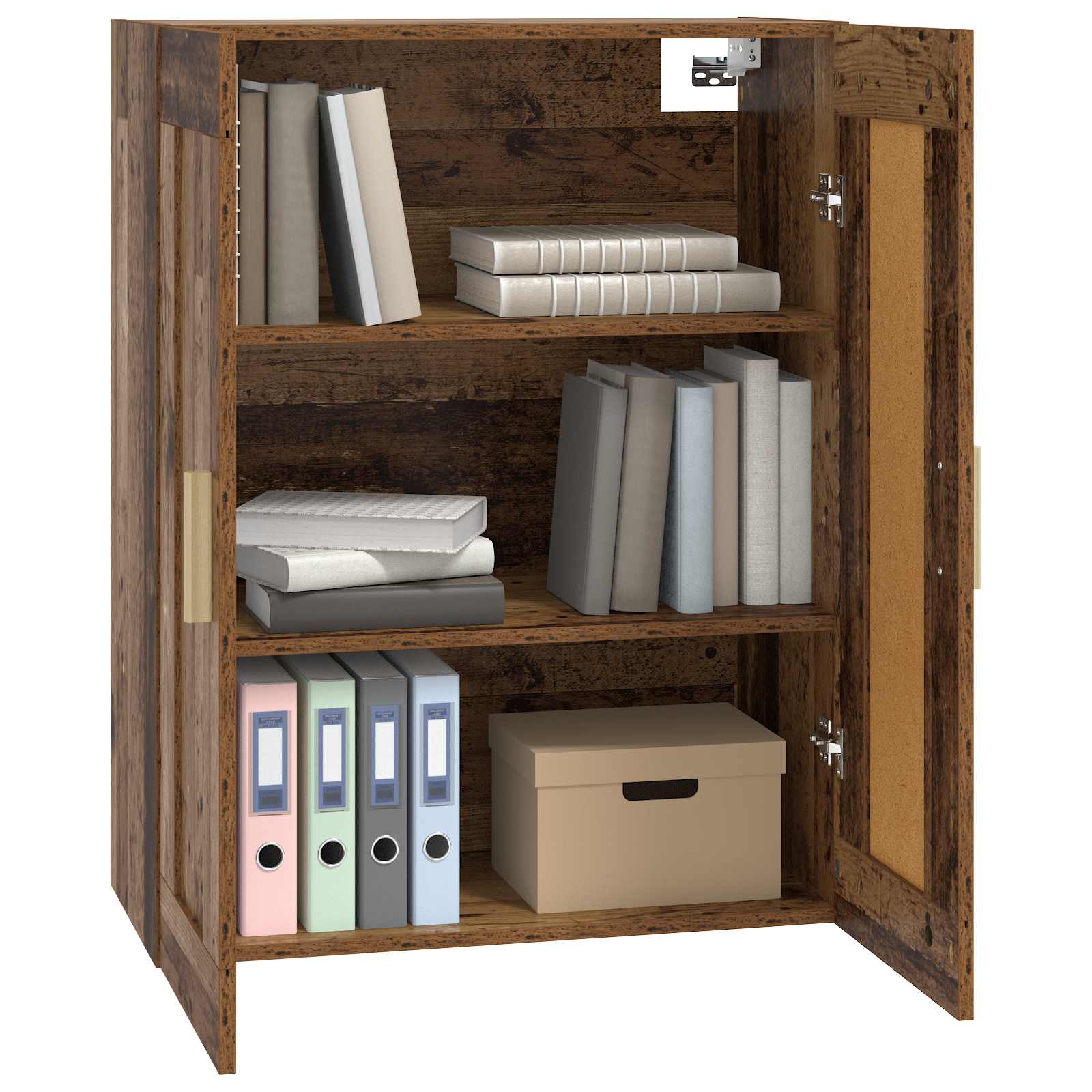 Wandschrank Weiß 69,5x32,5x90 cm Holzwerkstoff