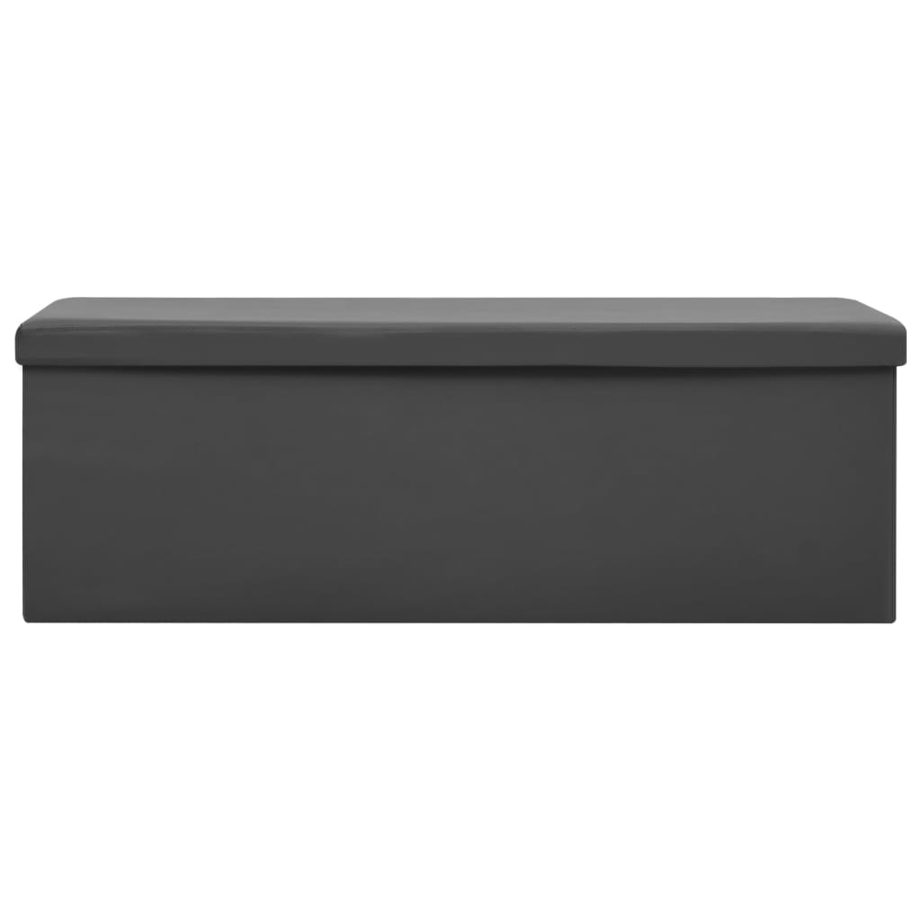 Faltbare Sitzbank mit Stauraum Weinrot PVC
