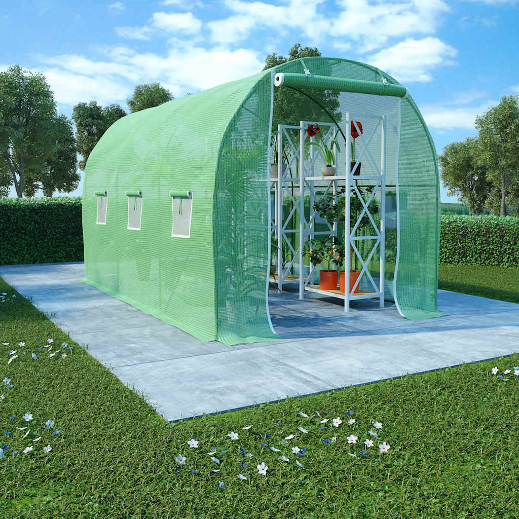 Gewächshaus 4,5 m² 300x150x200 cm