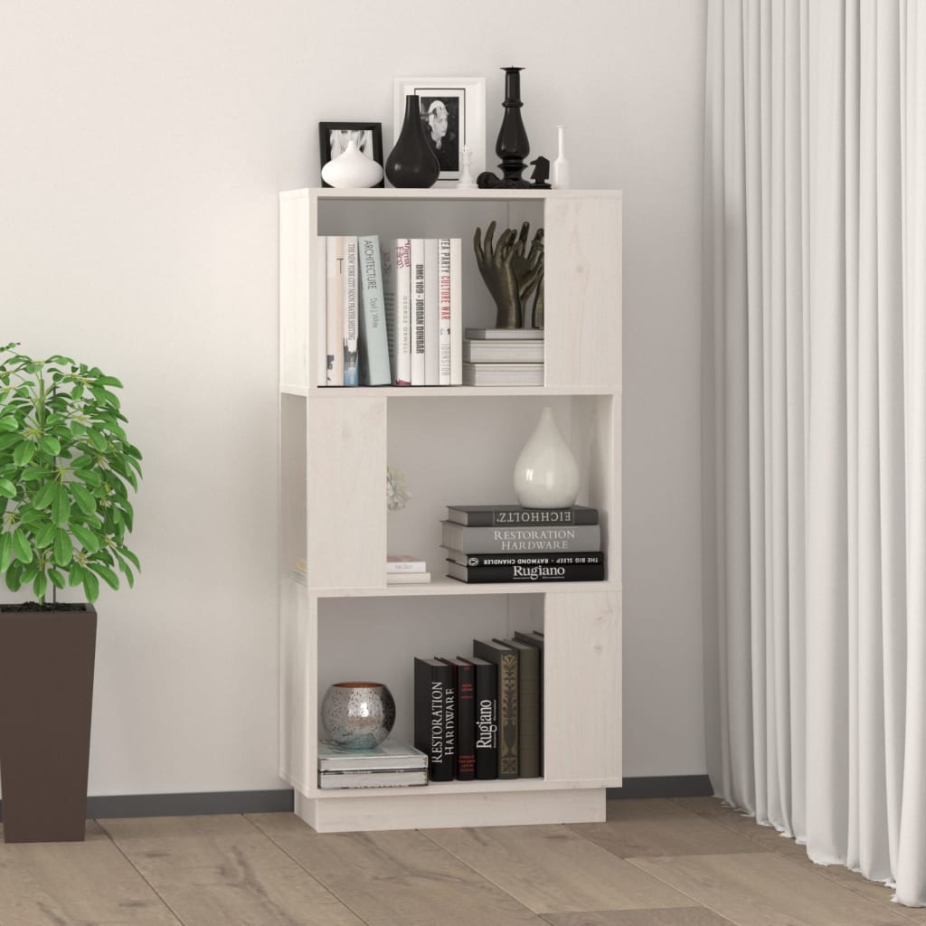 Bücherregal/Raumteiler 51x25x101 cm Massivholz Kiefer