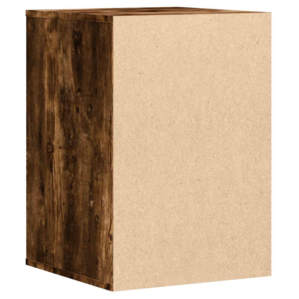 Schubladenschrank Schwarz Eichen-Optik 41 x 40 x 58 cm