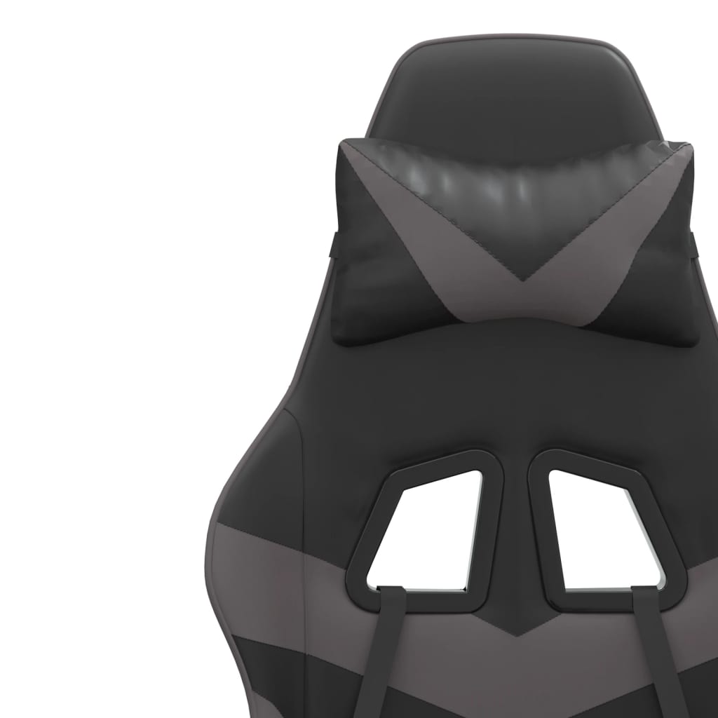 Gaming-Stuhl Drehbar Schwarz und Rot Kunstleder