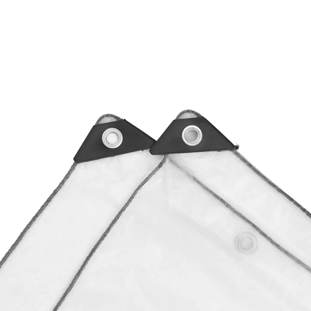 Transparente Plane mit Ösen 1x2 m Polyethylen
