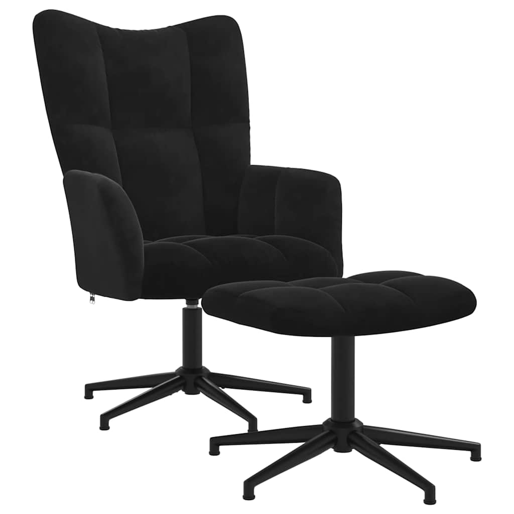 Relaxsessel Dunkelgrau Samt