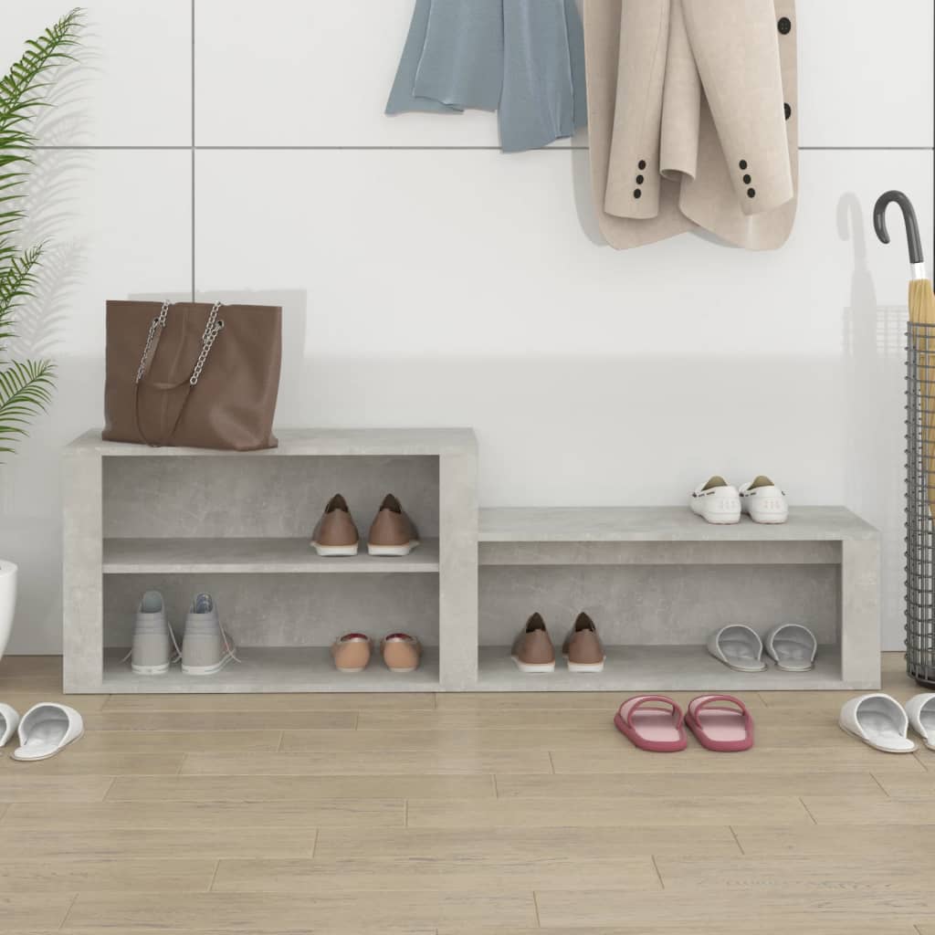 Schuhschrank Weiß 150x35x45 cm Holzwerkstoff