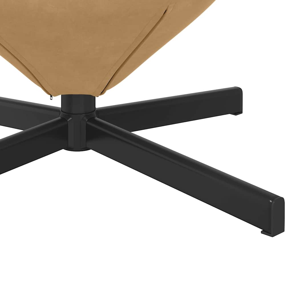 Eiersessel Blau 63 x 73 x 90 cm Samt