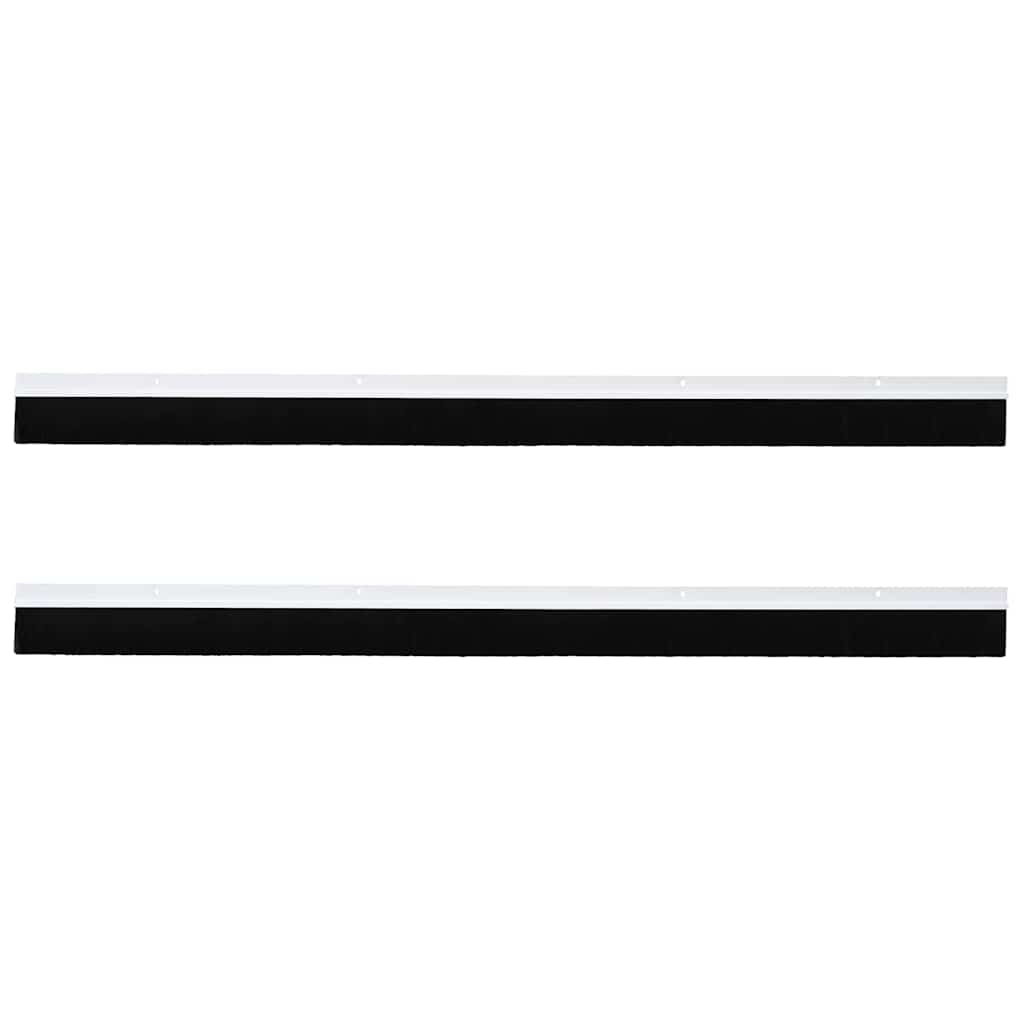 Aufsteck Türbürstendichtungen 2 pcs Braun 100 cm