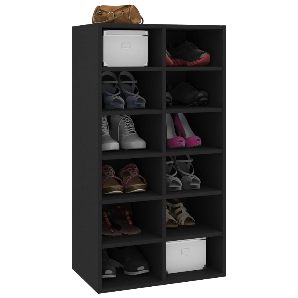 Schuhregal Weiß 54x34x100,5 cm Holzwerkstoff
