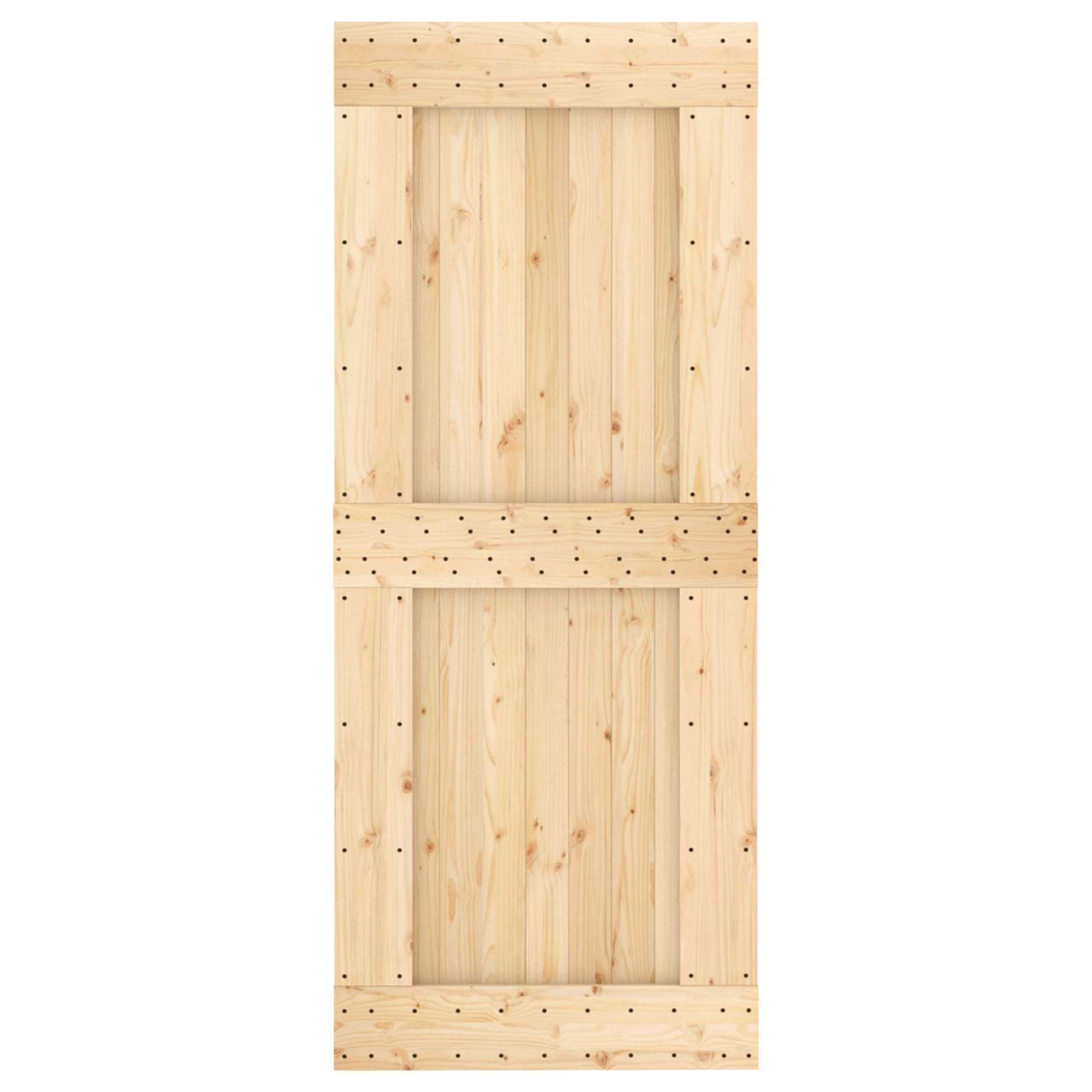 Tür NARVIK Natur 80 x 210 cm Massivkiefer