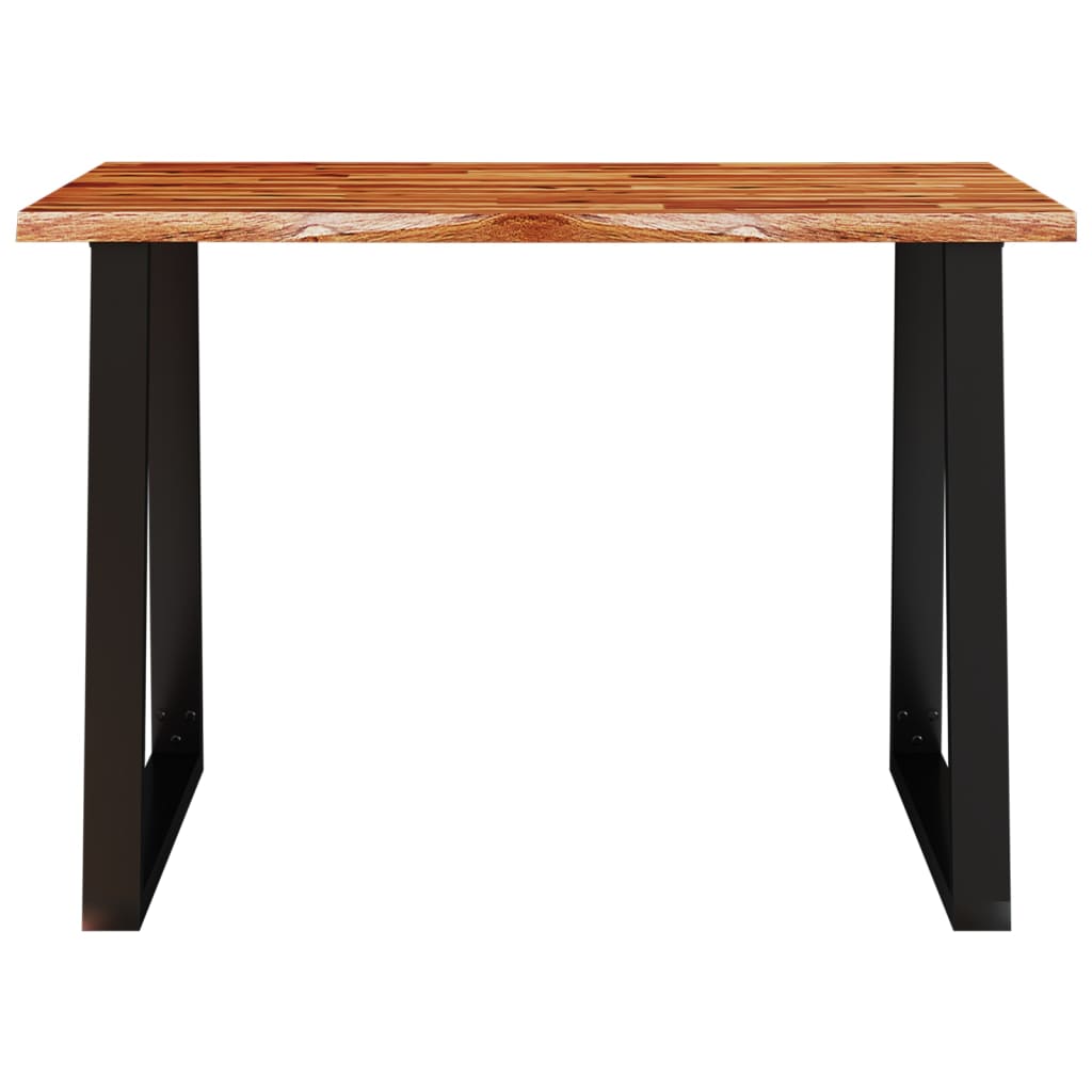 Esstisch Baumkante 140x80x75 cm Massivholz Akazie