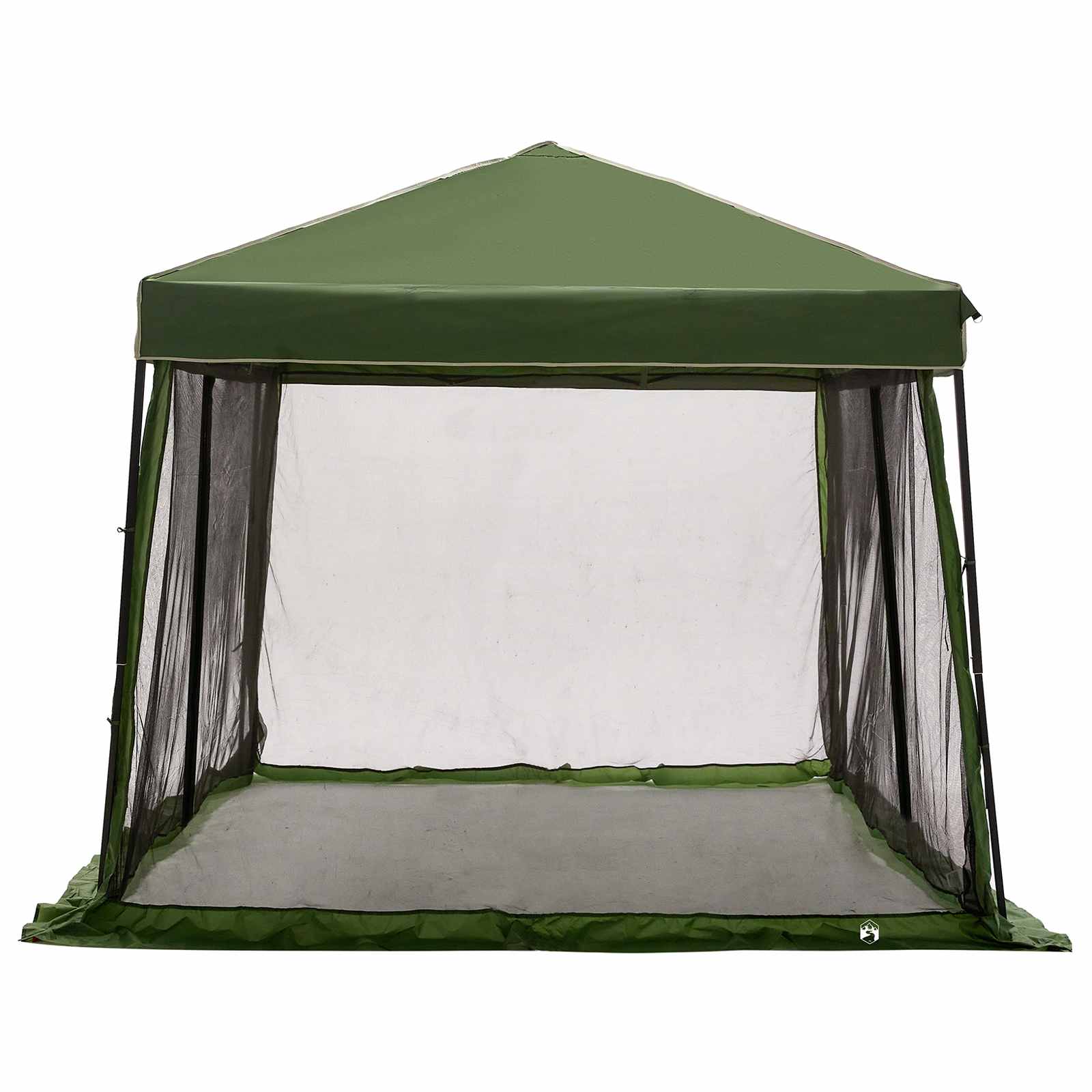 Camping-Zelt-Set mit Dach 2 pcs Blau Taffeta und Stoff