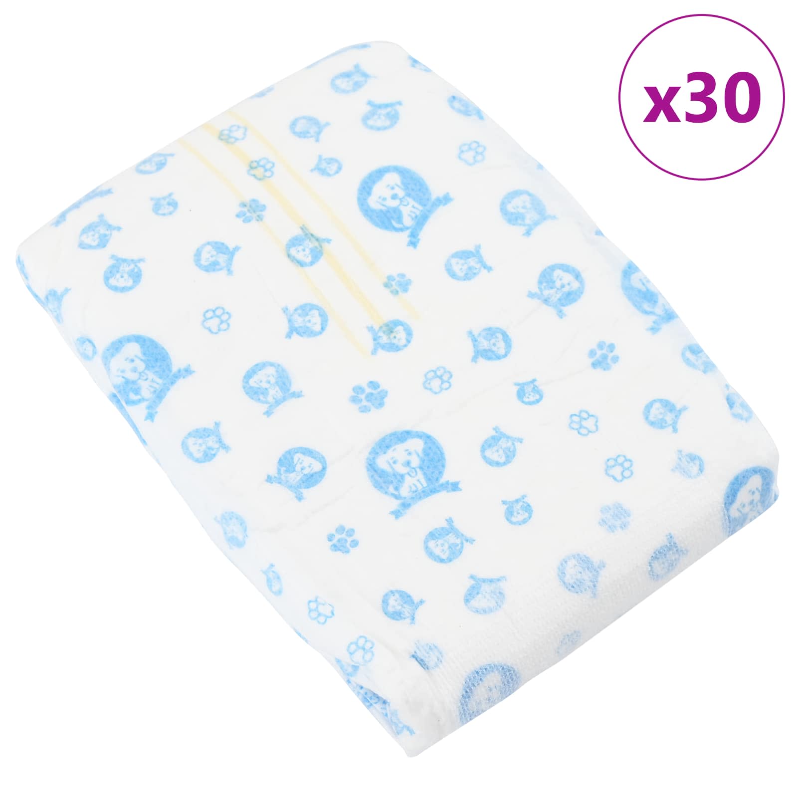 Einweg-Hundewindel für Rüden 30 pcs Weiß XS