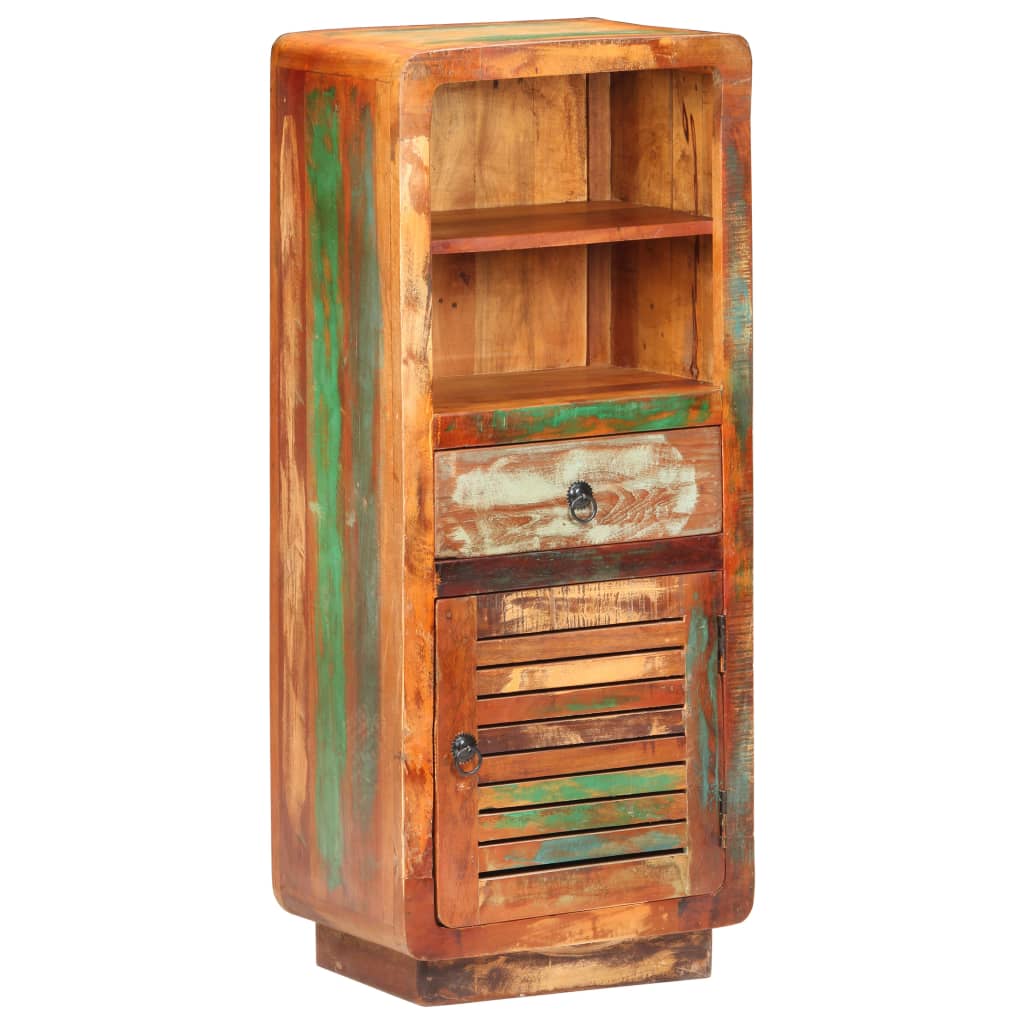 Highboard 45x32x110 cm Raues Mangoholz