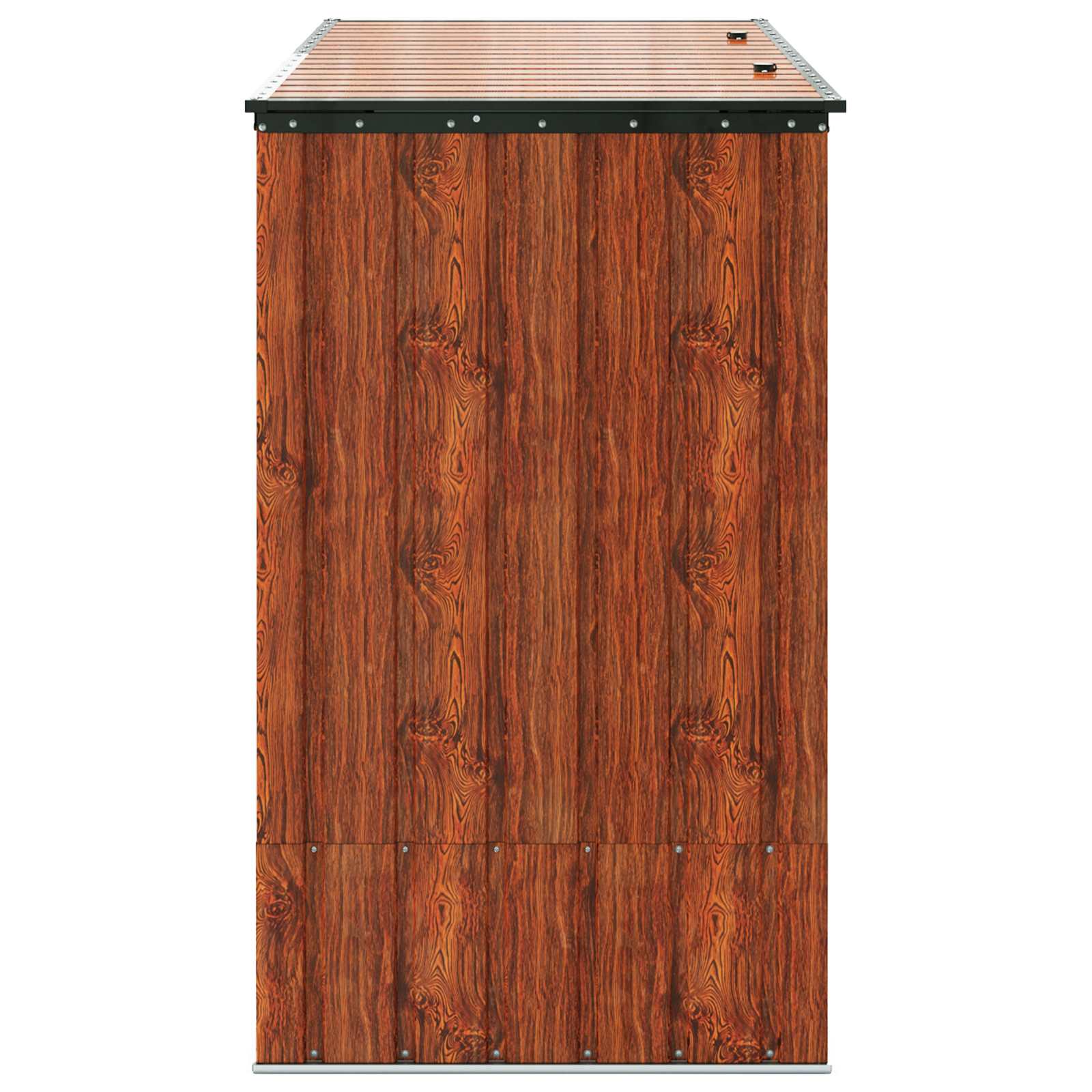 Gartenlagerbox Schwarz 151,5 x 82 x 110,5 cm Stahl