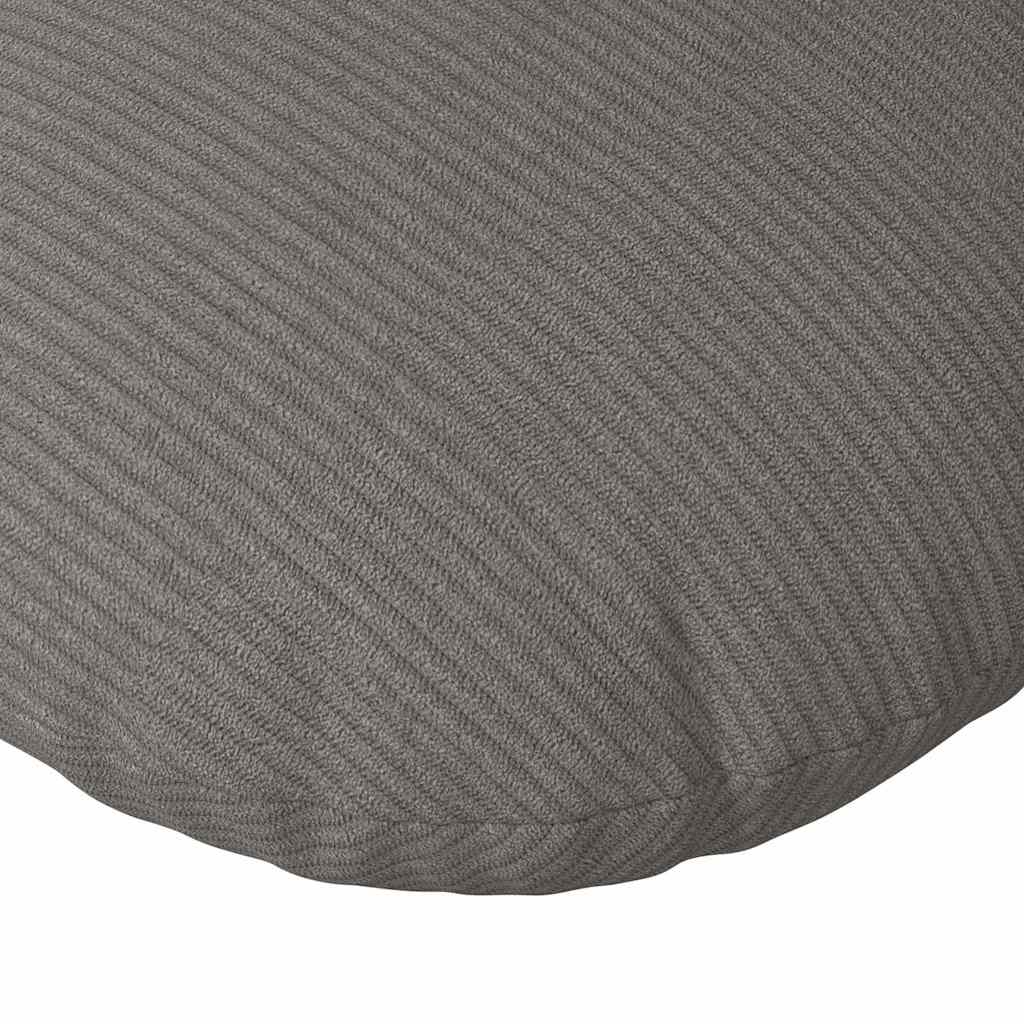 Sitzkissen 2 pcs Hellgrau Ø30 x 13 cm Cordstoff