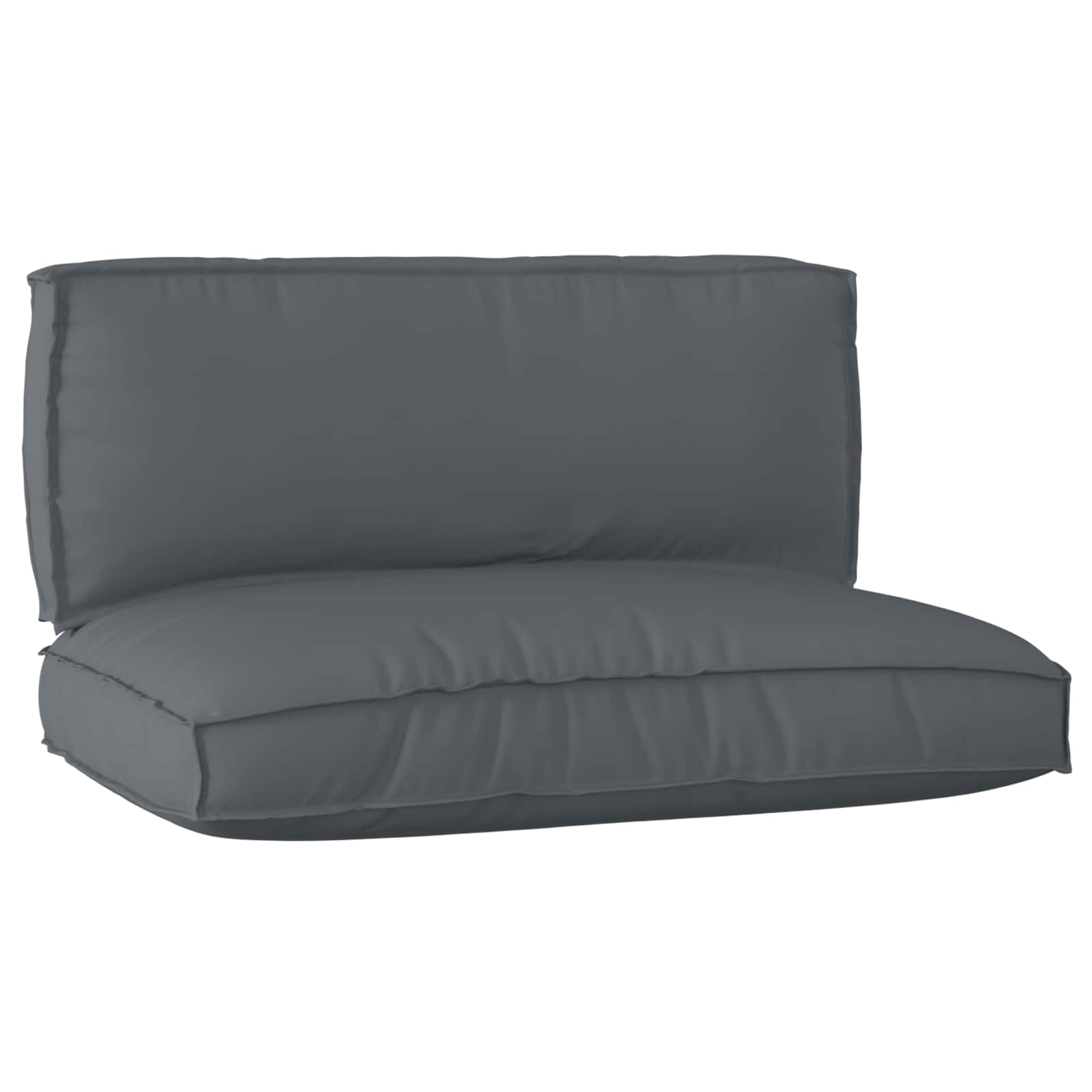 Palettenkissenset 2 pcs Anthrazit Oxford-Stoff
