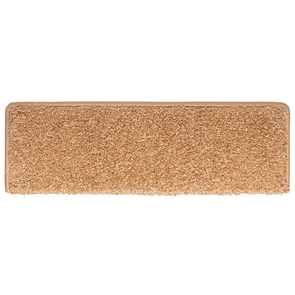 Stufenmatten 15 Stk. 65x21x4 cm Grau Rechteckiger Rand