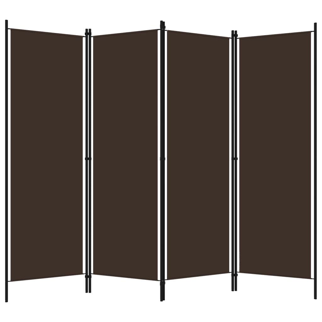 Raumteiler Beige 150 x 180 cm Stoff