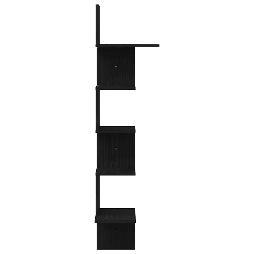 Wand-Eckregal Weiß 20x20x127,5 cm Holzwerkstoff