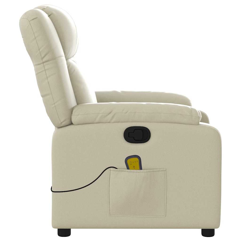 Massage-Relaxsessel, Kunstleder, Schwarz