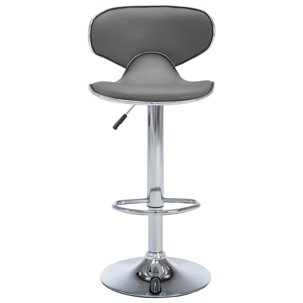 Barhocker 2 Stk. Rot Kunstleder