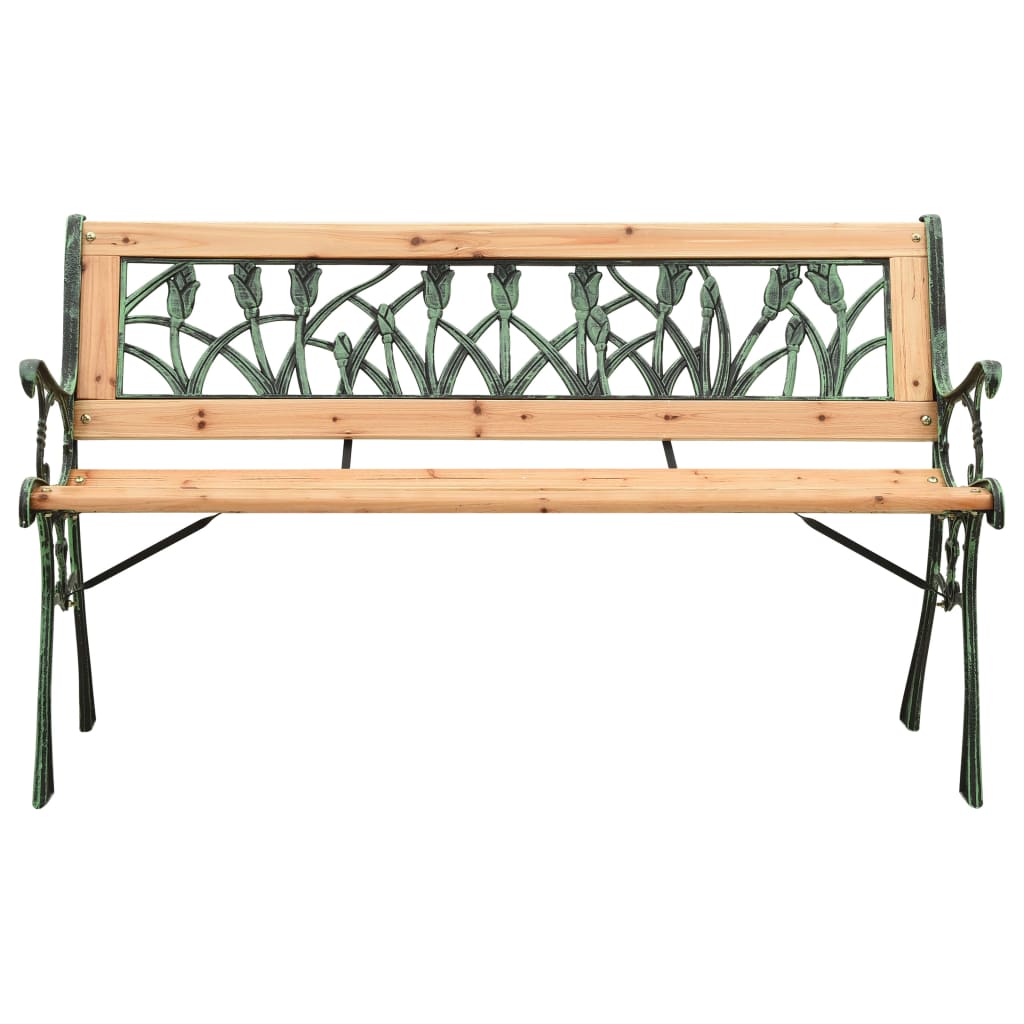 Gartenbank 122 cm Massivholz Tanne