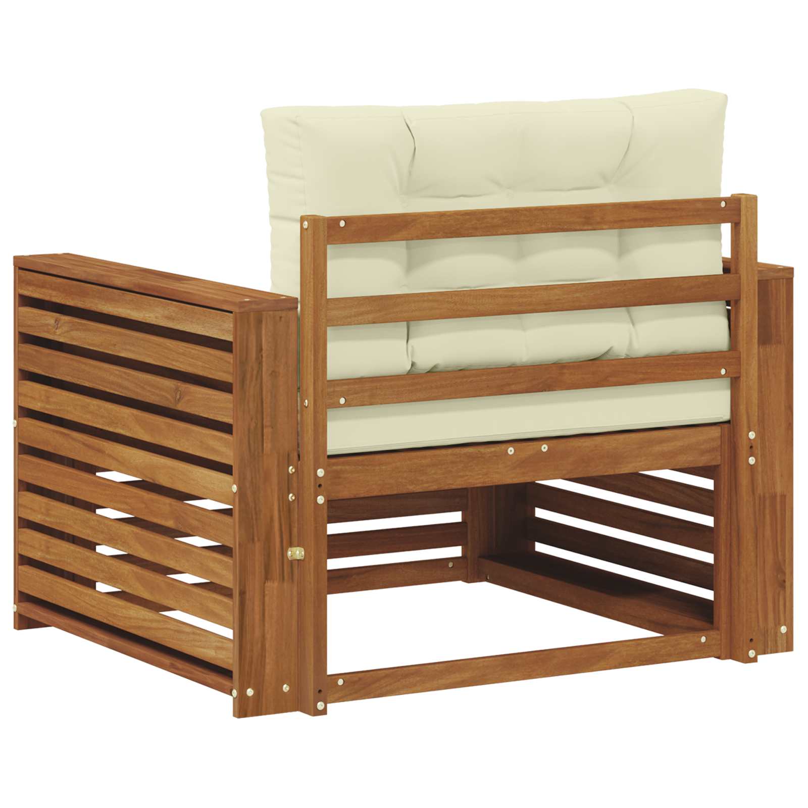 2 Stück Outdoor-Sofa Natur