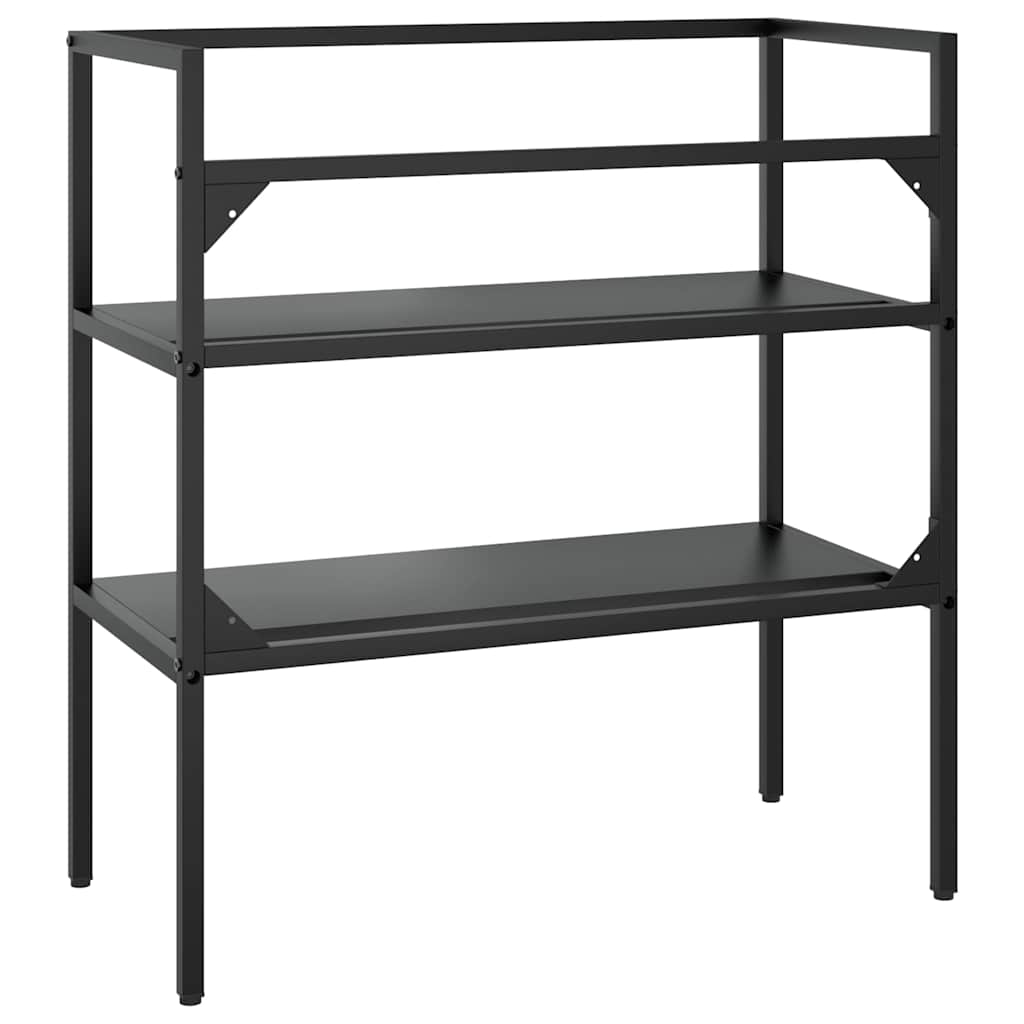 Badezimmer Waschtischgestell Weiß 40x38x83 cm Eisen