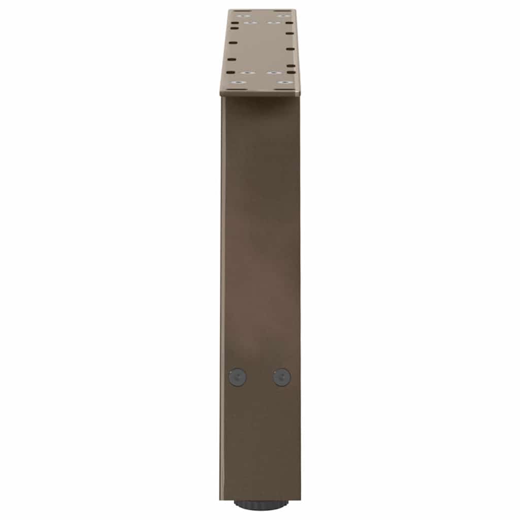 Couchtischbeine A-Form 2 Stk. 30x(30-31) cm Stahl