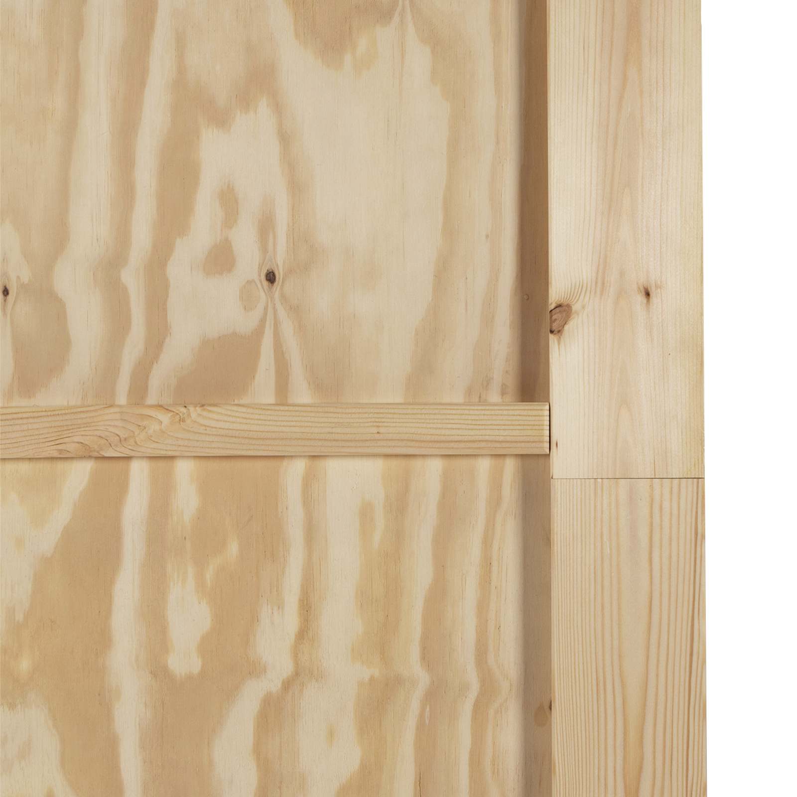 Schiebetür Natur 61 x 198,5 cm Massives Kiefernholz