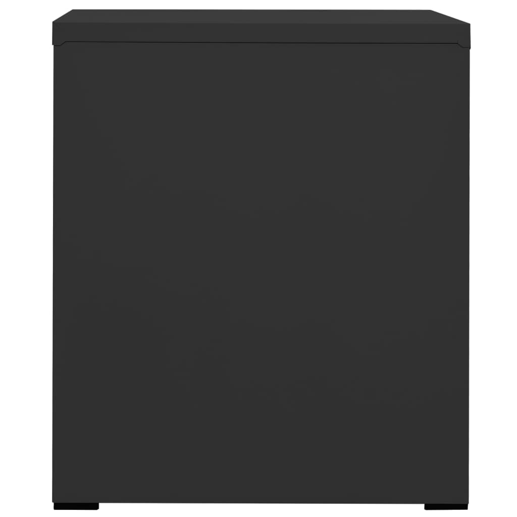 Aktenschrank Weiß 46x62x72,5 cm Stahl