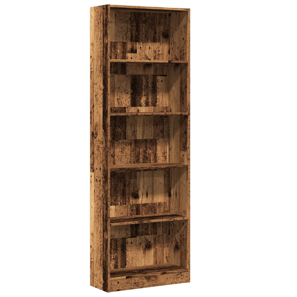 Bücherregal Weiß 40x24x75 cm Holzwerkstoff