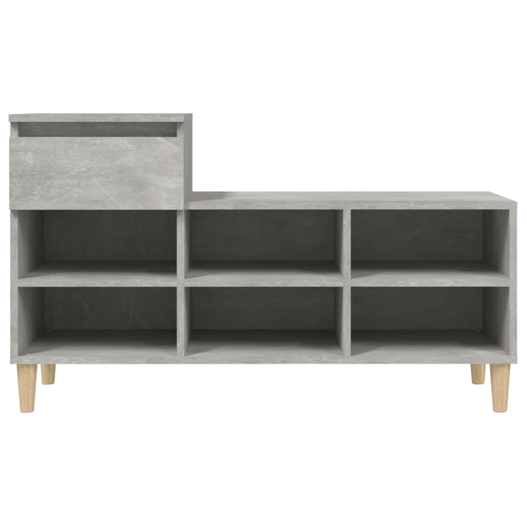 Schuhregal Weiß 102x36x60 cm Holzwerkstoff